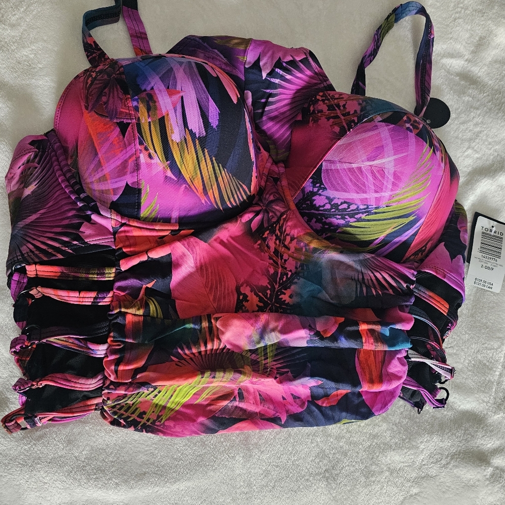 Torrid Lattice Leaves One piece Swimsuit - Picture 5 of 7
